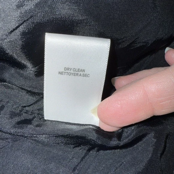 Madison Hill NY Waist Length Blazer Black Sz 12 Acrylic/Wool Blend Cottagecore - Picture 6 of 12